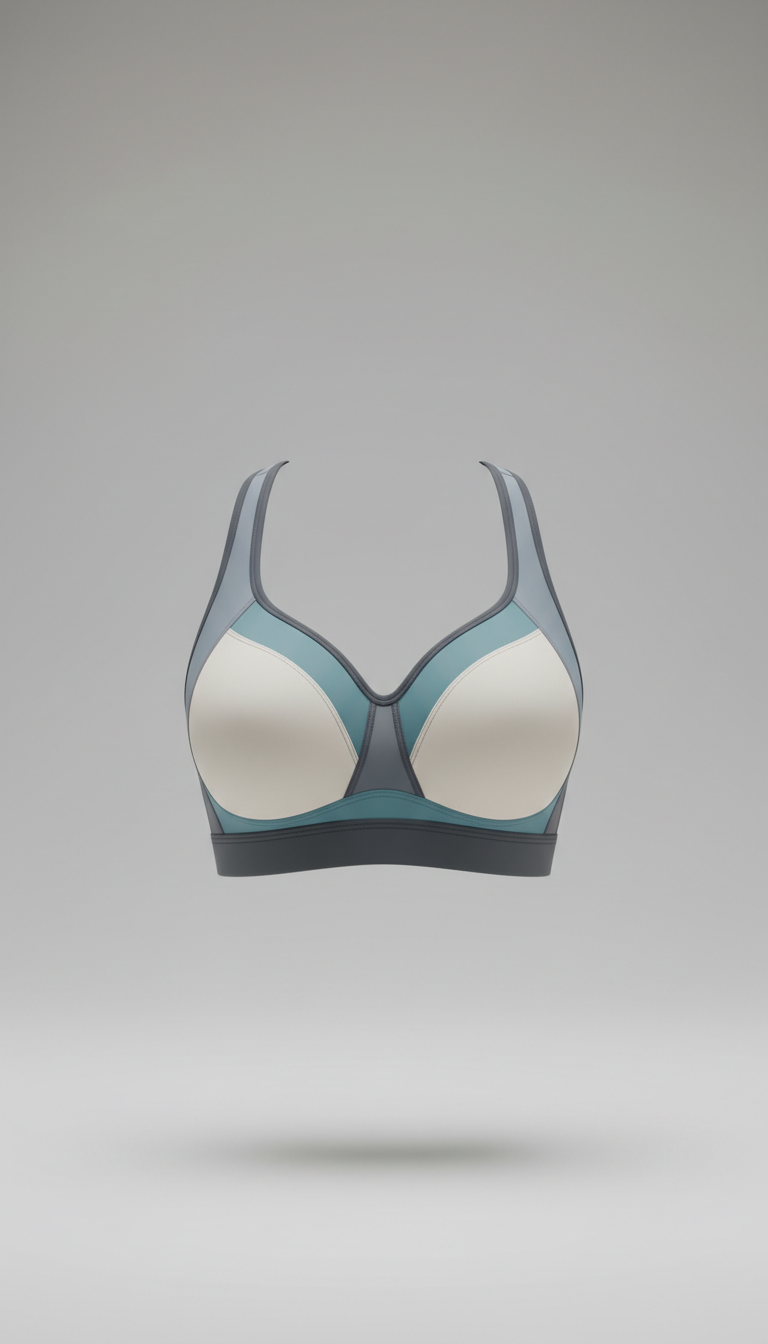 Minimalist Sports Bra With Soft Pastel
